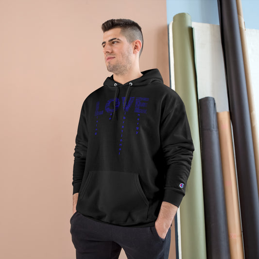 LOVE (BLACK) Champion Hoodie