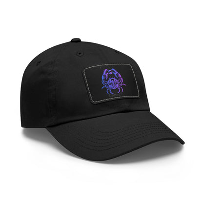 CANCER Hat with Leather Patch