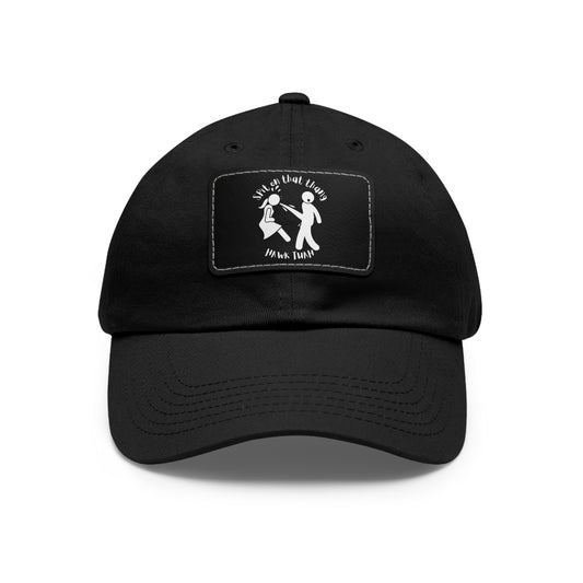 SPIT ON THAT THANG Hat with Leather Patch