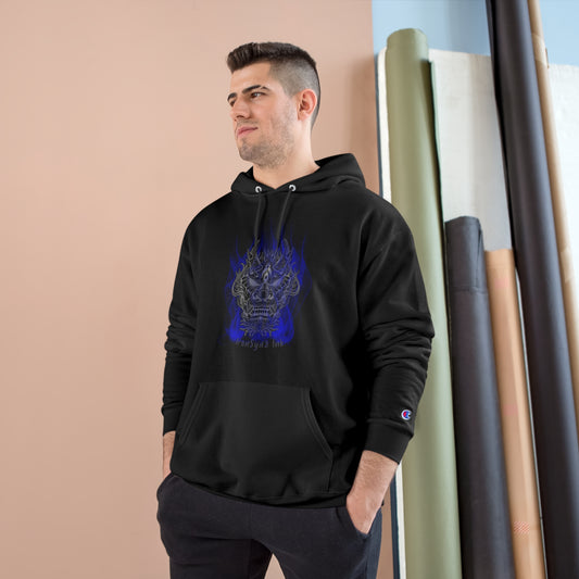 BLUE FIRE DRAGON IS3I Champion Hoodie