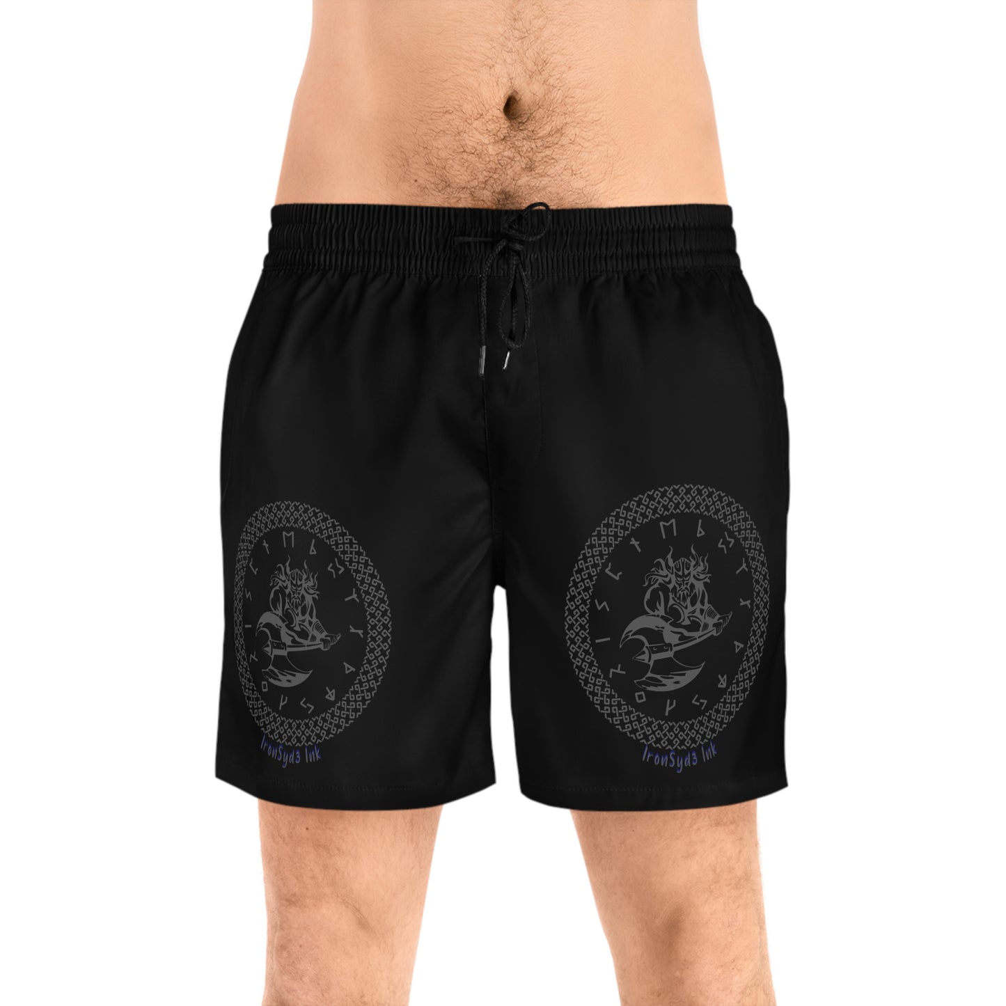 NORSE COMPASS Men's Mid-Length Swim Shorts