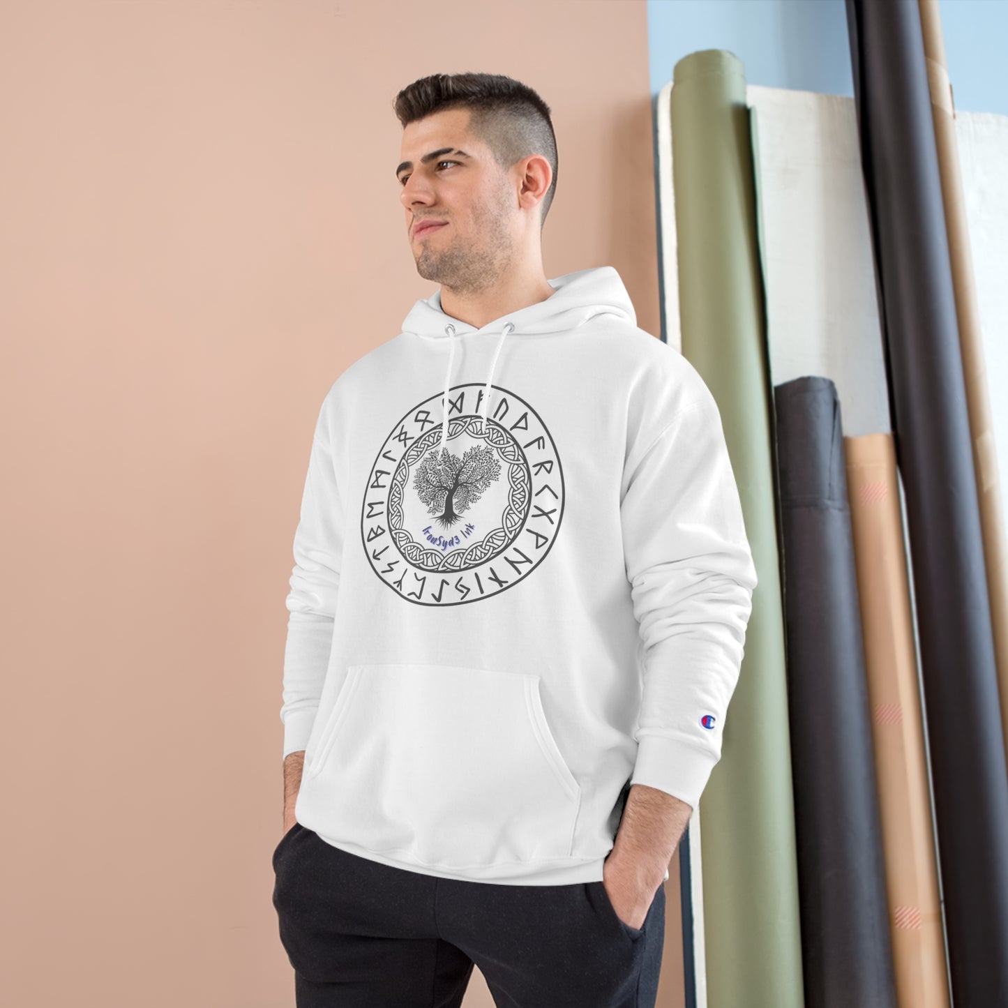 TREE OF LIFE (WHITE) Champion Hoodie