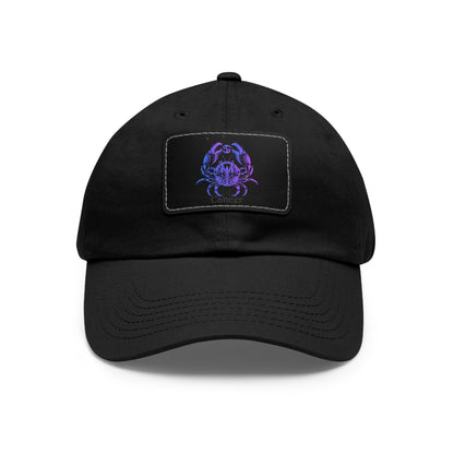 CANCER Hat with Leather Patch