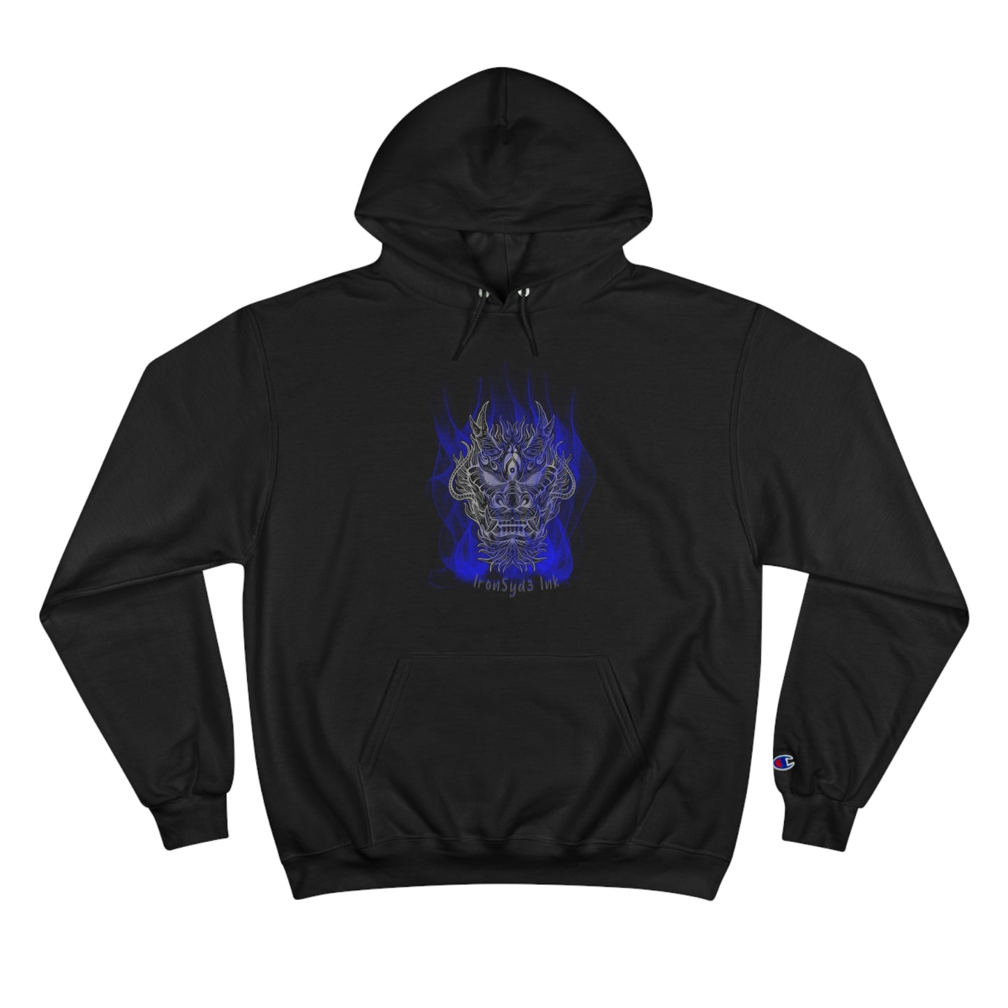 BLUE FIRE DRAGON IS3I Champion Hoodie