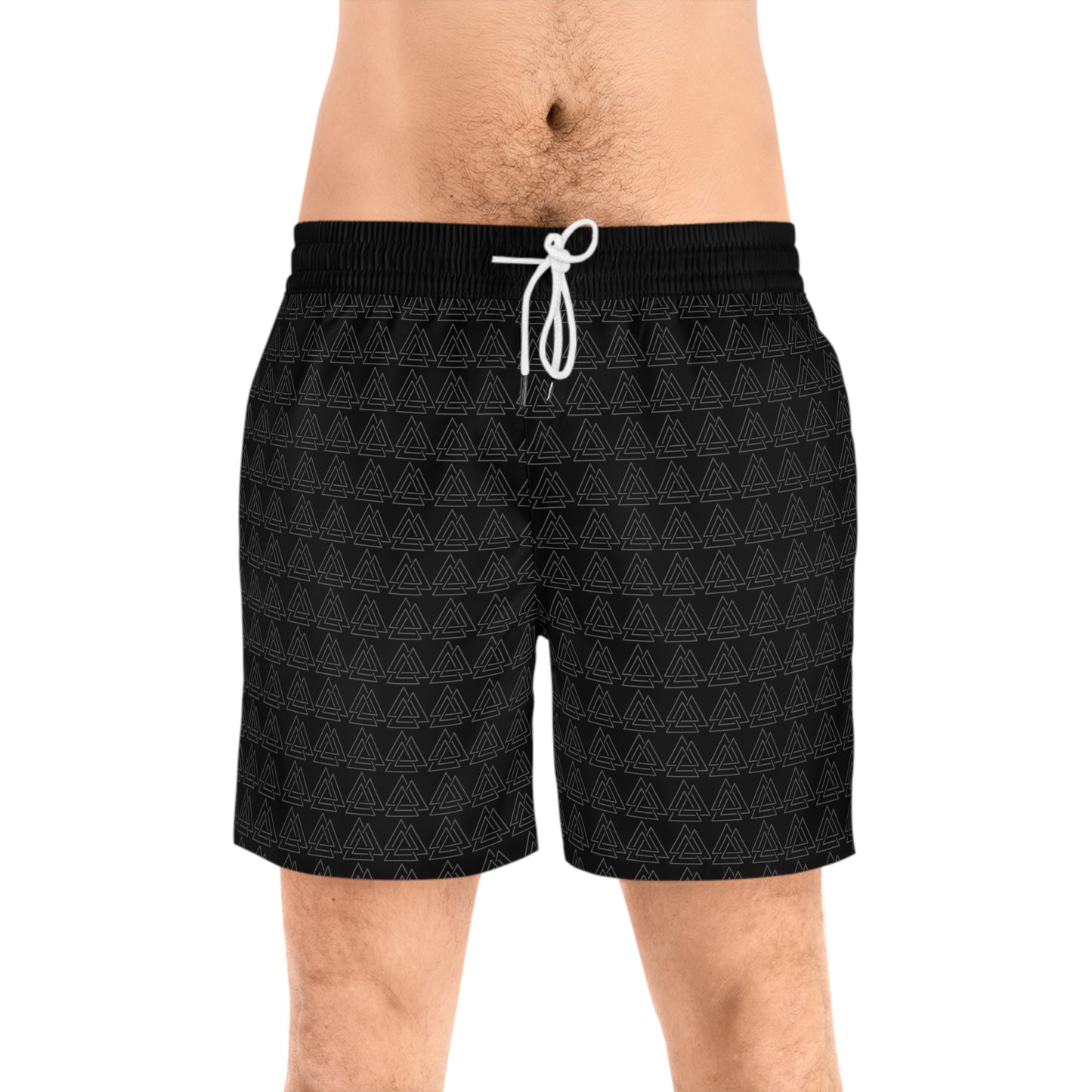 NORSE KNOTS Men's Mid-Length Swim Shorts