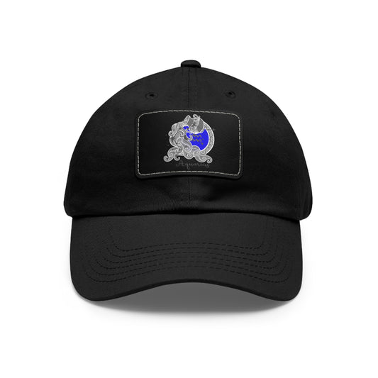 AQUARIUS Hat with Leather Patch